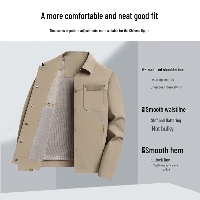 SHANSHAN Men's Business Casual Lapel Jacket