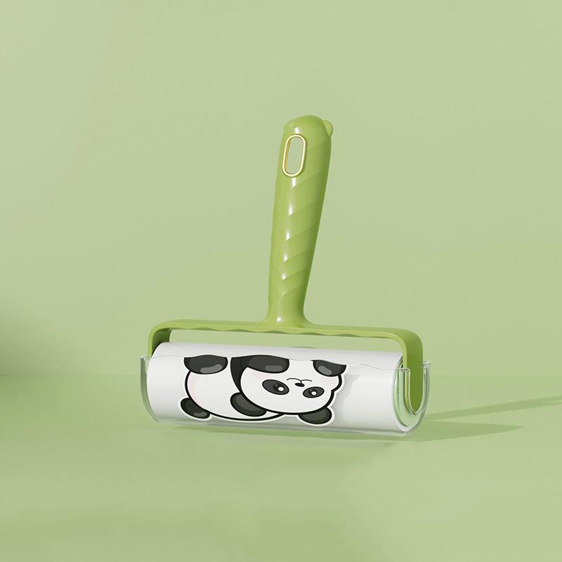 Tearable Roll Paper Hairs Sticky Roller Dust Pet Hair Remover Brush Clothes Carpet Lint Cleaning Replaceable Core