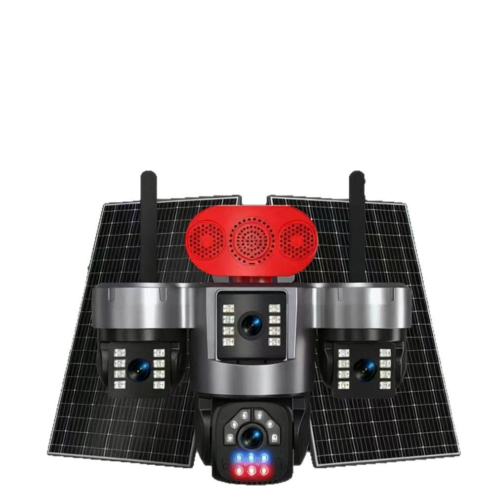 Hi Easy AOV European 4G Solar Camera with 4 Lenses & High-Definition Night Vision