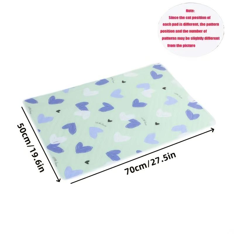 Washable & Reusable Anti-Slip Bed Protector Pad - Thick Durable Polyester Fiber Care Mat for Adults, Seniors & Pets