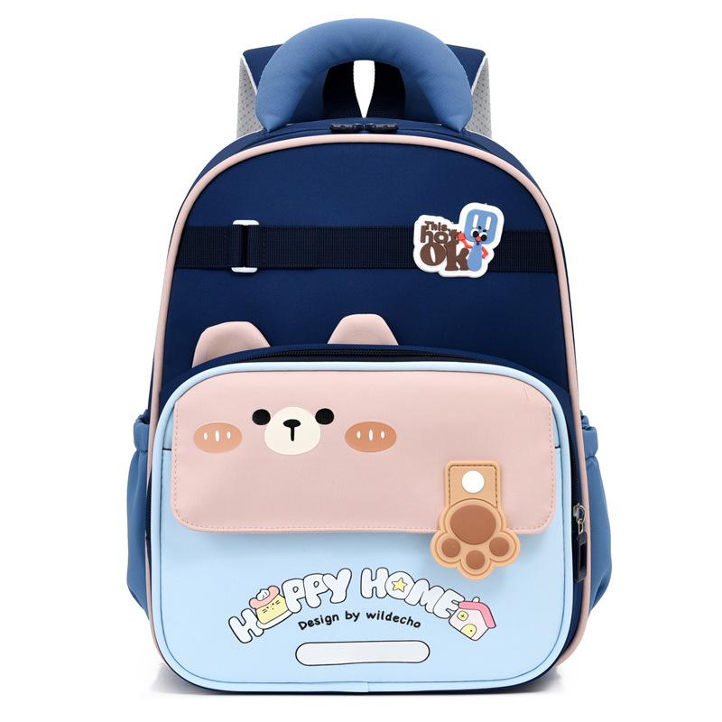 Kindergarten Backpack Lightweight And Spine-Protective For Children In Middle Senior First Grade And Elementary School Suitable For Boys And Girls
