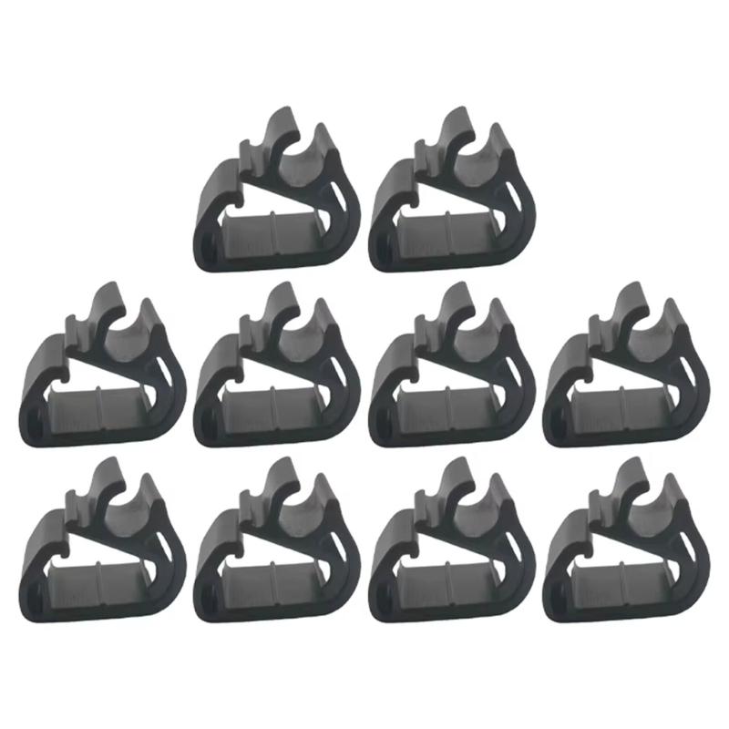 Universal Windshield Wiper Hose Fastener Clips Clamps Fasteners Plastic Design Secure Hold Fit Most Cars Trucks 20 Pack