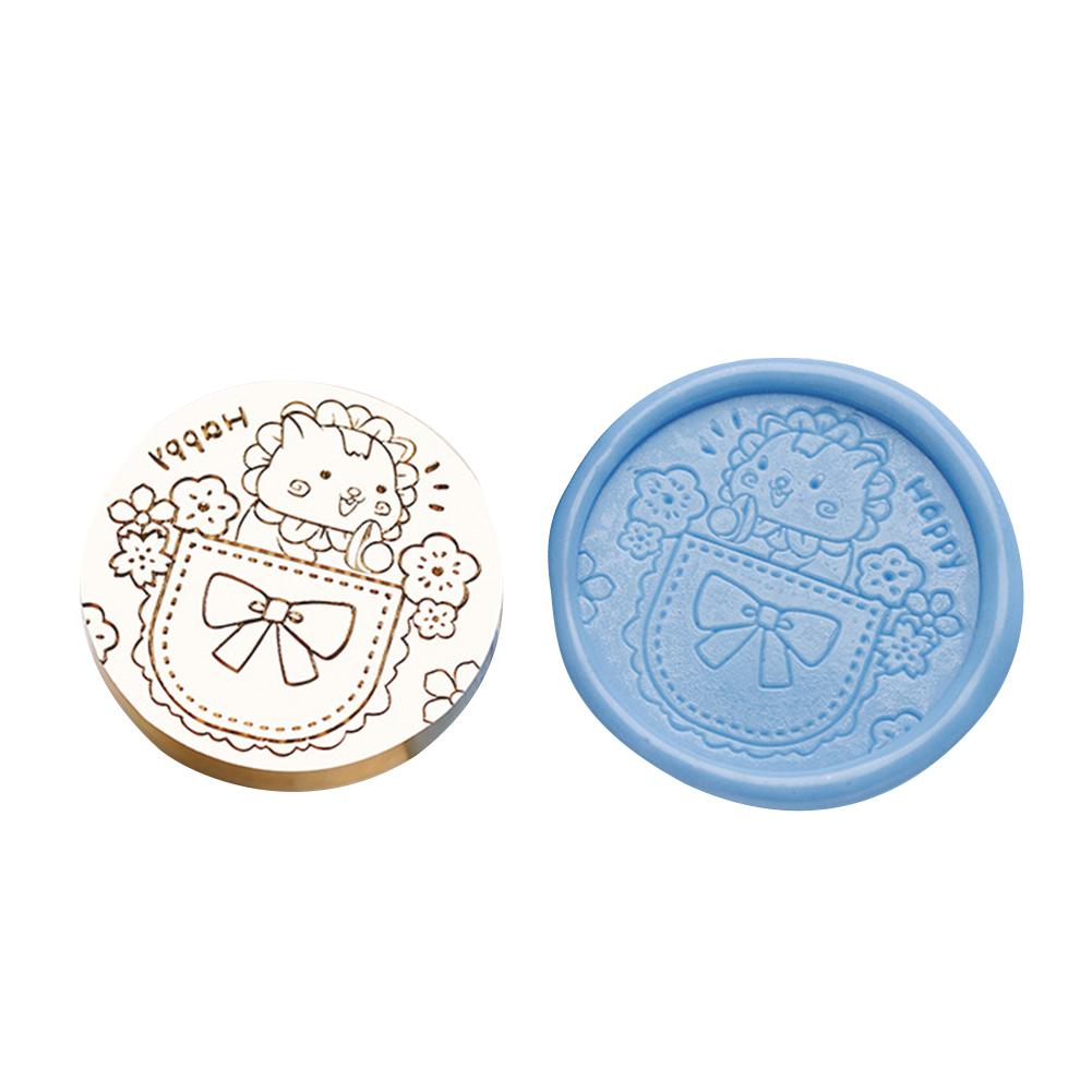Cute Pet Stamp Copper Head Cartoon Fire Paint Copper Head for Gift Scrapbooking
