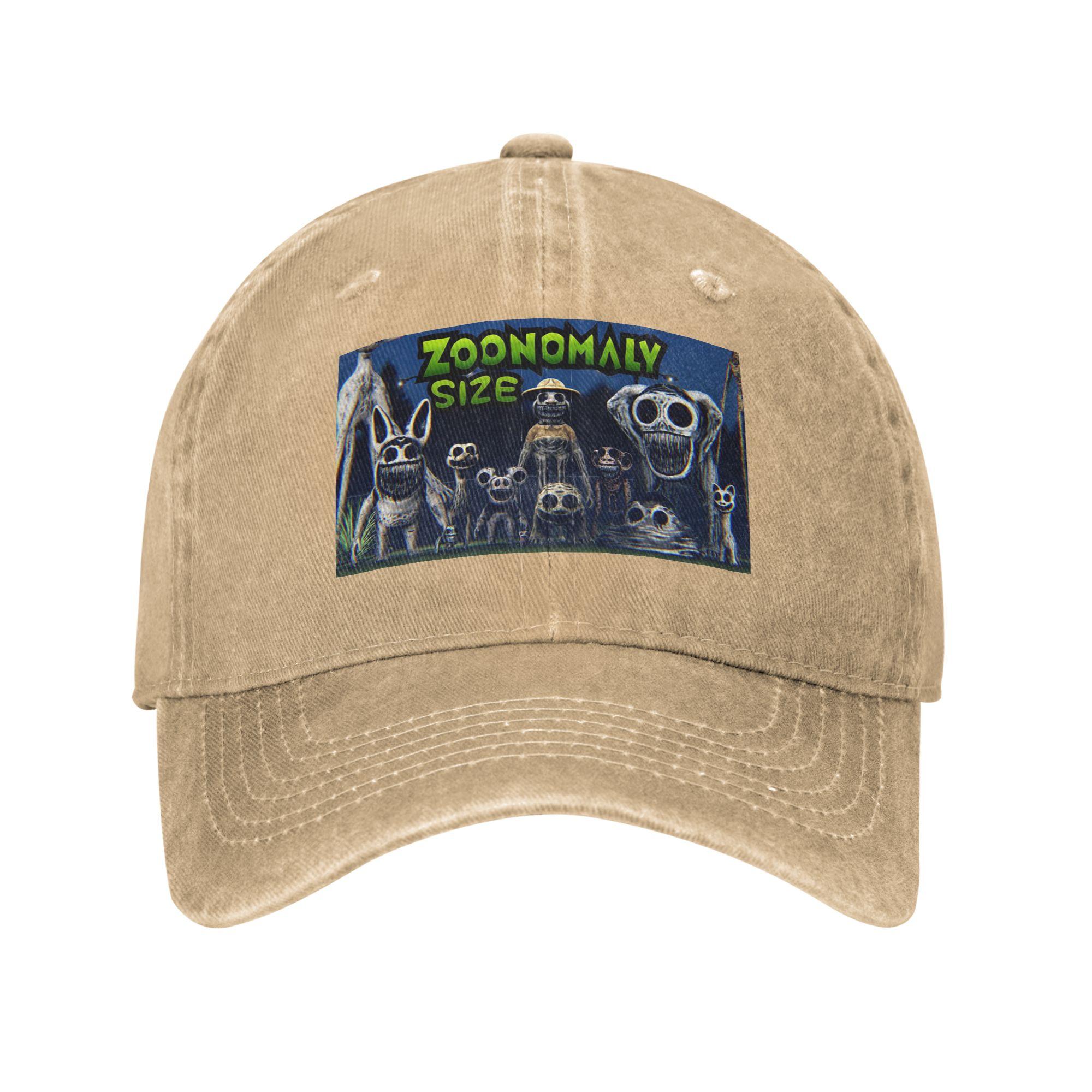 

Zoonomaly Cartoon Steam Game Washed Denim Cap Casual Baseball Caps Adjustable Hat Summer Unisex Baseball Hats One Size