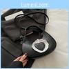 Heart Lace Sweet Design Dumpling Shaped Women Shoulder Bag  For Use Daily