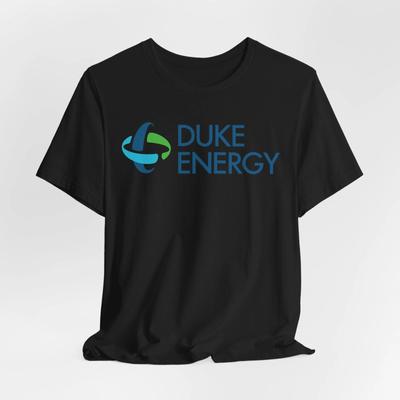 Men's and Women's T-shirts Duke Energy Style Electric Gas Logo Graphic