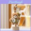Bicho de Pelúcia Animal Desenho Animado Urso Boneca de Pelúcia Decorativa Para Mochila Mulheres