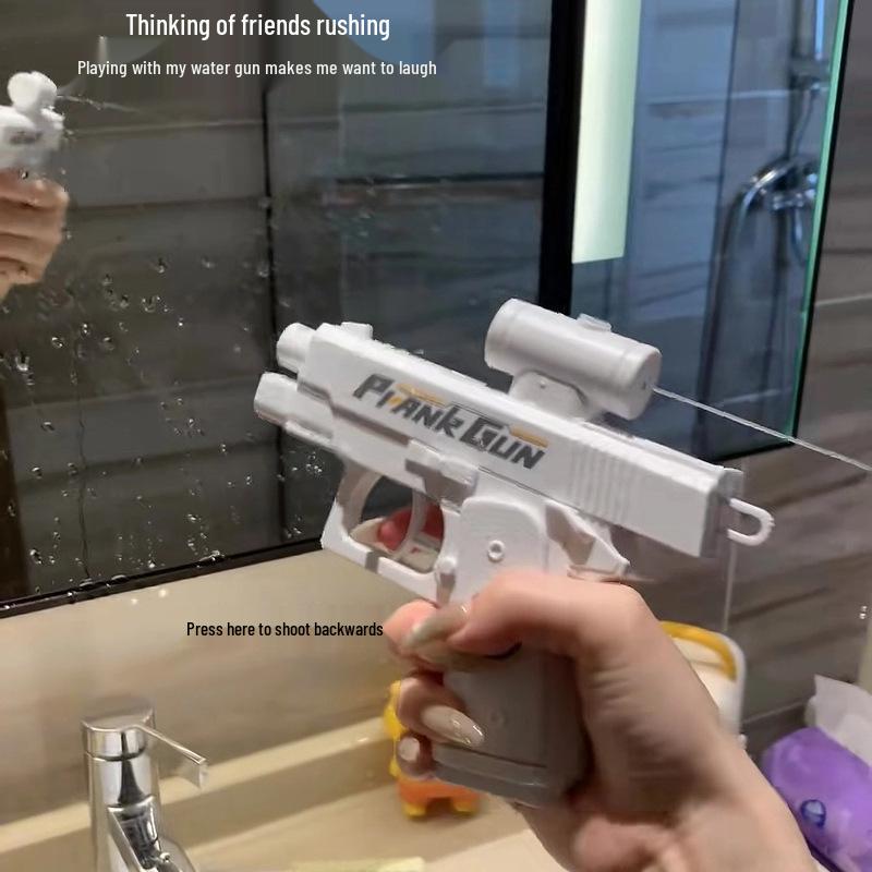 Reversible Double-Sided Prank Water Gun Toy