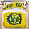 Rosario Central Pattern Bedding Quilt Set Quilt Cover Pillowcase Home Decoration Birthday Gift (1 * duvet cover + 2 * pillowcase, without core)