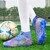 Herren Fußballschuhe Große Größe Ultraleicht Fußballschuhe Jungen Sneaker Rutschfest AG/TF Fußballschuhe Knöchelstiefel Unisex