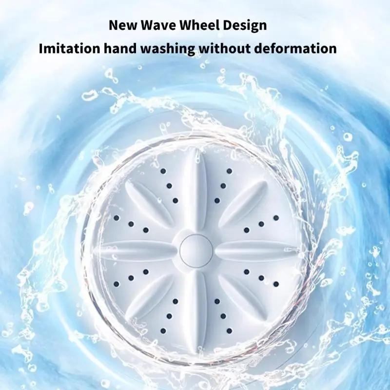 1.2L Rechargeable Desktop Underwear Socks Baby Clothing Washing Machine YE02 Small Mini Washer