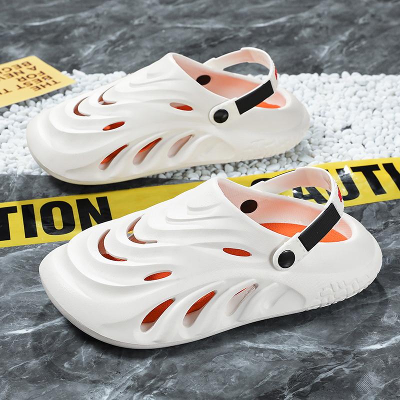 Men Outdoor Sandals Slippers Beach Comfortable Thick Sole Clogs Men Casual Shoes Garden Shoes Men Women Beach Sandals