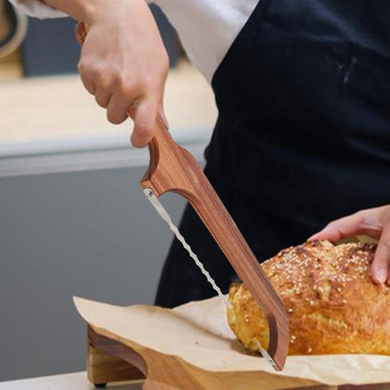 Sourdough Bread Slicer Bread Cutter Bow Saw For Slicing Sourdough Bow Bread Cutter For Sourdough Wooden Bread Bow Cutter For