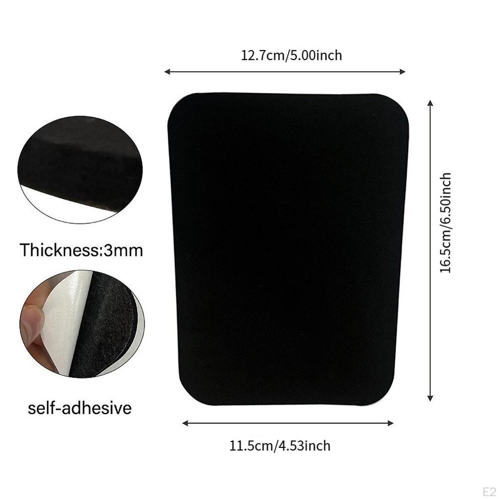 4 Pieces Snowboard Shin Pads Protector Pad for Sports Ski Protection Rubber Foam Thinkened High