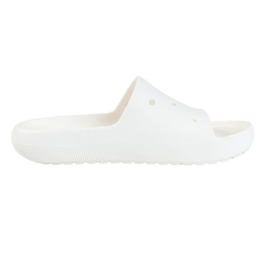 Crocs Classic Slide Shower Easy to Care for Size and 2.0 Sandals, White, 209401-100, Sandals, Lightweight, Quick-Drying, (White, 24.0, Men's Women's)