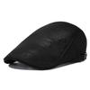 Peaked Cap Men's Spring and Summer Breathable Mesh Forward Hat Solid Color Beret Outdoor Cool Hat Women