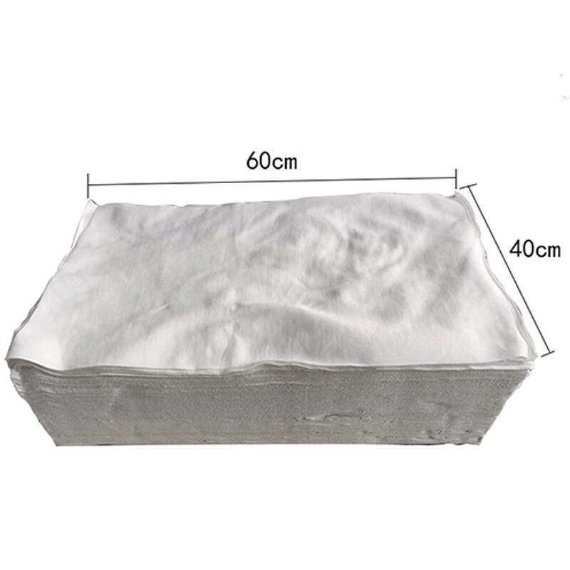 Datu White Polyester-Cotton Rags