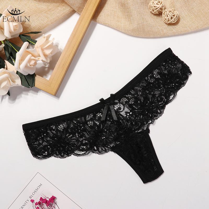 Women Low Waist Floral Briefs Solid Color Panties Women's Ladies Lingerie Underpants Thong