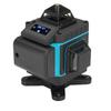 Niveau Laser 4D 16 Lignes 360° Rotatif Mesure Affichage LED Lignes Croisées Horizontales Verticales Télécommande Lumière Verte Auto-Nivelant Automatique