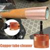 Metal Copper Pipe Cleaner with 4 Spare Brushes  Battery-powered Power Tool Pipe Polishing Brush for Metal Tubing Thread PVC
