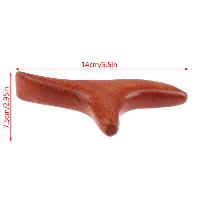 Dřevěný trojúhelníkový masážní přístroj na tělo Akupunktura Terapie Reflexologie Relaxace Uvolnění stresu