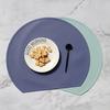 Silicone Placemats, Non-Slip Waterproof Dining Table Mat, Heat-Resistant Kitchen Placemat for Dining Room, Coffee Table, Countertop