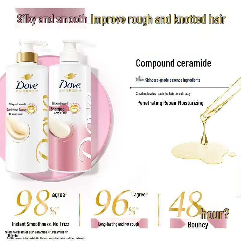 Dove Silky Smooth Amino Acid Shampoo, 700g