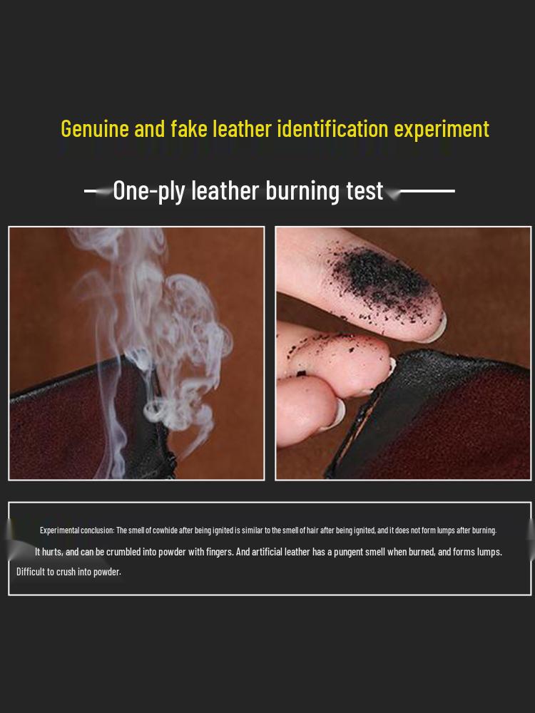 Herren Multifunktionaler Werkzeuggürtel aus Rindsleder mit Zangenfach und 5 Fächern