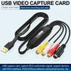 USB Video Capture Card VHS VCR TV DVD Audio Capture Adapter Card RCA To USB Video Converter for Mac/PC