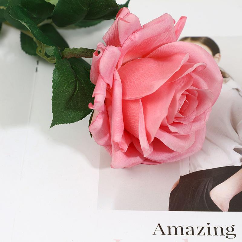 Simulation spring color moisturizing concubine rose, home decoration simulation flower