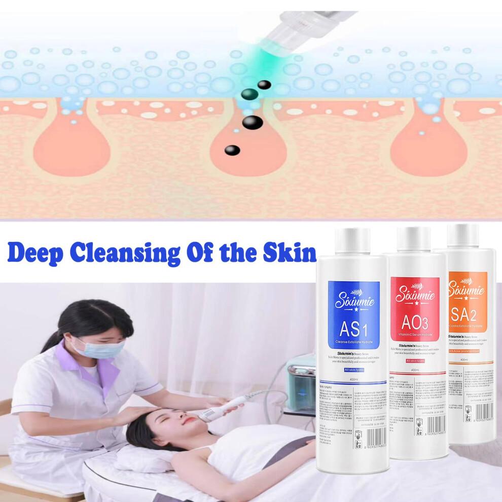 Wasserstoff -Sauerstoff -Gesichtsmaschine Serums fr Gesichtsbereinigung - AS1 SA2 AO3 Aqua Peeling Lsung Top Salon Hautpeelhydra Hautpecrub Spe