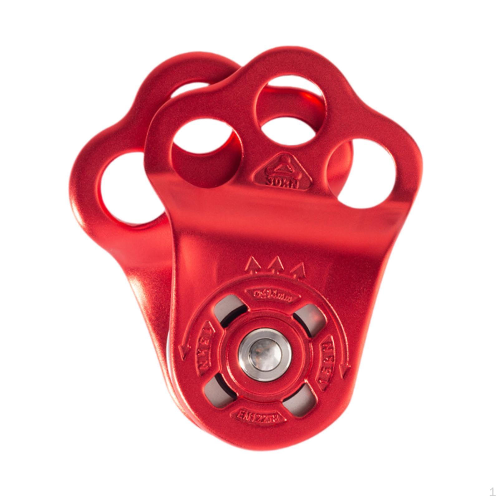 

Подшипник подъемного шкива 30 кН Портативная тяговая сцепка для высотных работ красный