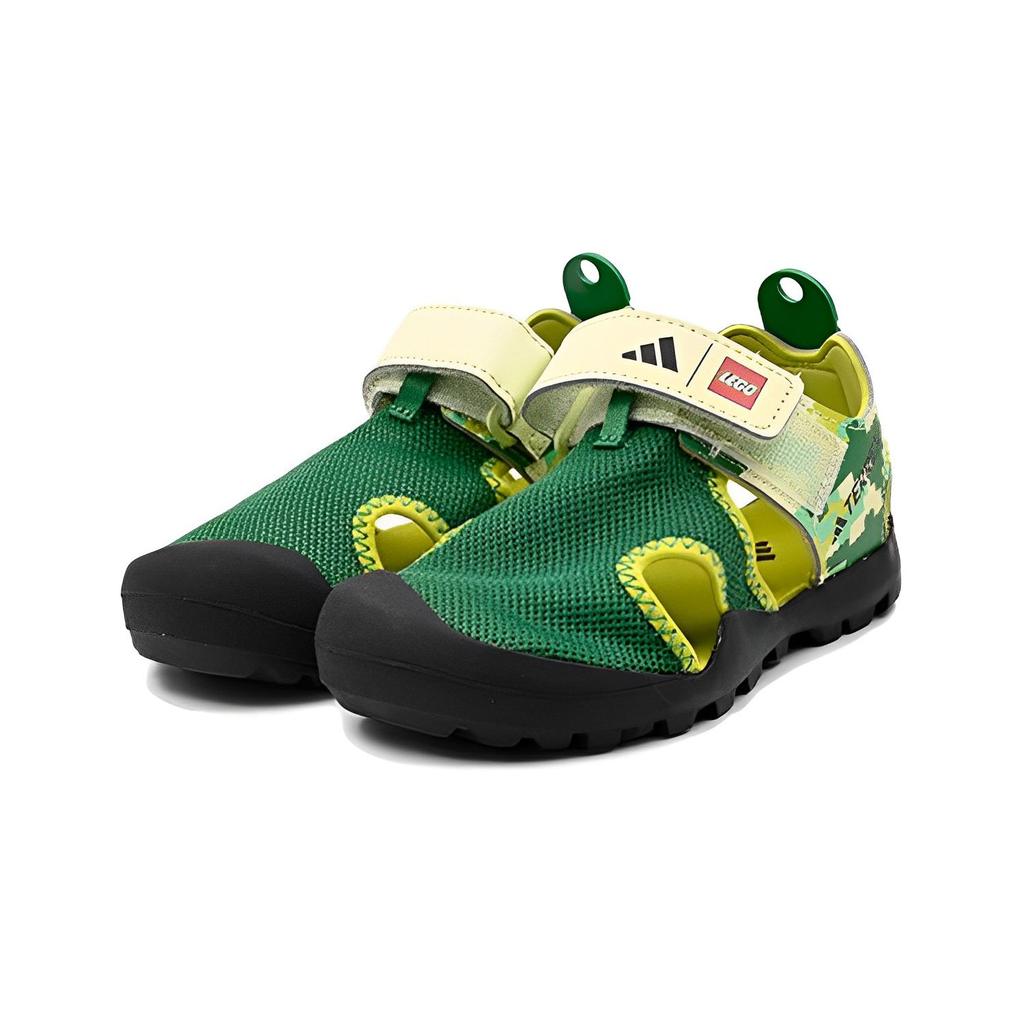 LEGO X Adidas Terrex Captain Toey J Core Green Glow Kids Sneakers Core-Black HQ5847