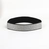 Rhinestone Elastic Wide Belt Flash Diamond Women's Versatile Waistband Fashionable Elastic Belt