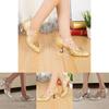 Elegant New Fashion Lady Latin Bling Sandals With Low Heel For Ballroom Dancing