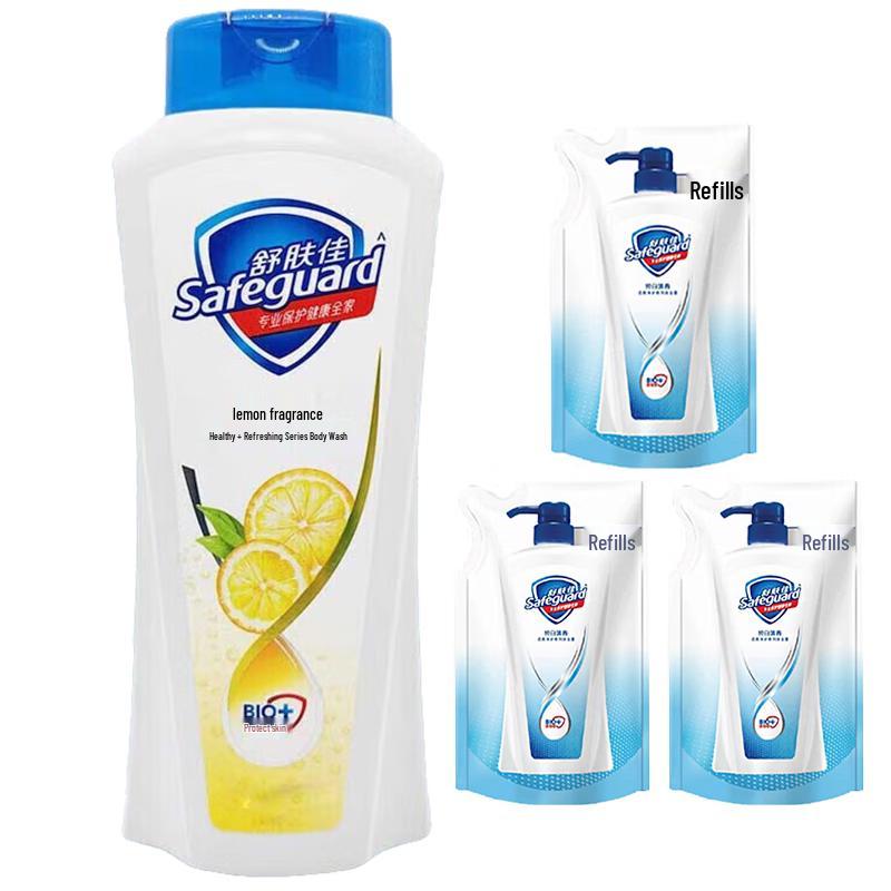 Safeguard Lemon Scent Healthy & Refreshing Shower Gel Combo Pack