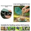 Large Capacity Bird Food Tray Waterproof Bird Feeding Station Collapsible Bird Feeder  Garden