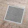 Quadratische Abflussabdeckung Edelstahl Badezimmer Dusche Waschbecken Sieb Abfluss Haarfänger Abdeckung Badezimmer Küchenspüle Abfluss Schutz