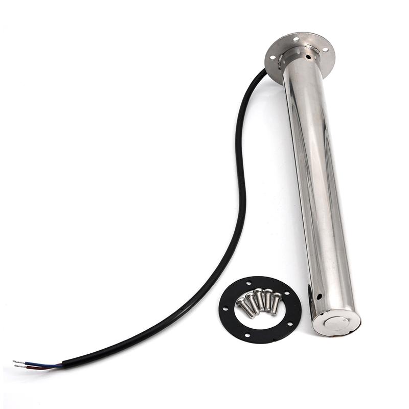 ZMFJH 240-33ohm Waste Level Sensor 100-550mm Stainless Steel Sewage Level Sensor for Boat Car Tank Liquid Water Level Sensor