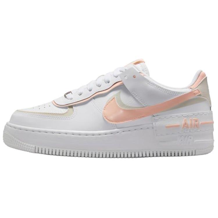 Nike Air Force1 Shadow Low Top Skateboard Shoes Women's White CI0919-121