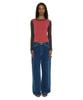 PARTIMENTO WOMEN Pwc Colorblock Baby Long Sleeve Tee_Brick