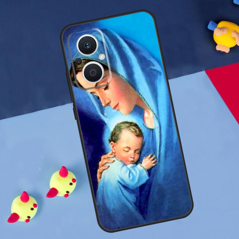 Religious Mary and Jesus For OPPO Reno 12F 13F 14F 11F 10 11 12 13 14 Pro 8T 7 8 Lite OPPO Find X9 X8 X6 X5 Pro Case