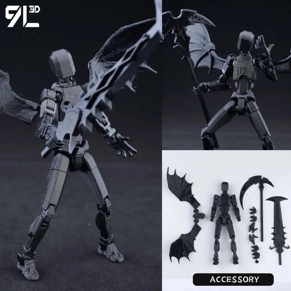 (Assembly Completed) T13 Action Figure Set,Dummy 13 Robot Action Figure, Lucky 13 Collectible Action Figure Articulated