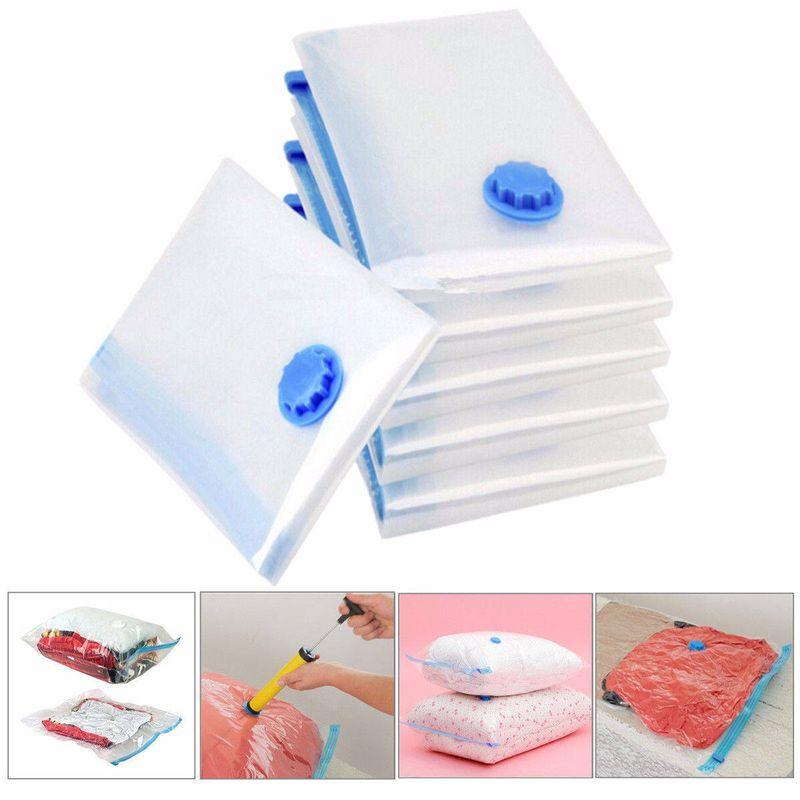 Thickened Transparent Vacuum Storage Bags for Clothes, Compression Bags for down Jackets, Sealed for Home Storage