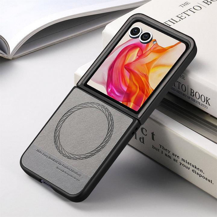 Funda de Cuero de Lujo Color Sólido para Motorola Razr 60 50 40 Ultra 5G Carga Inalámbrica Suave a Prueba de Golpes Protege Cubierta Trasera