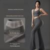 High Elasticity Tummy Control Yoga Pants - Waist-Cinching, Slimming, Butt-Lifting, Micro-Flare Design, Ideal for Casual Spring and Autumn Fitness.
