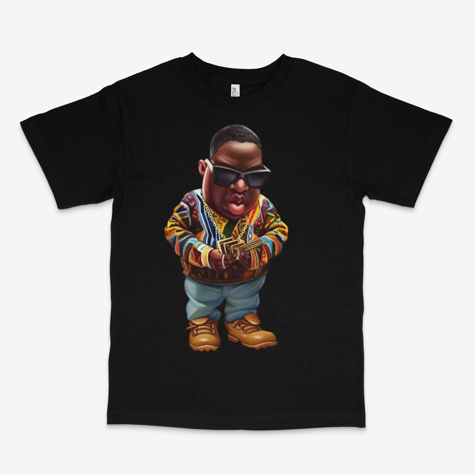 Little Biggie Smalls Black Tee S