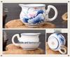 Blue & White Porcelain Tea Pitcher Gong Dao Bei 170ml for Kung Fu Tea Sets