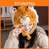 Animalthemed Plush Tiger Hat With Soft Fur For Cosplay And Costume Events
