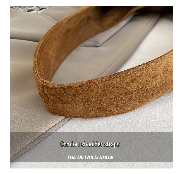 2025 Retro Woolen Women's Large Capacity Shoulder Tote Bag